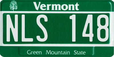 VT license plate NLS148