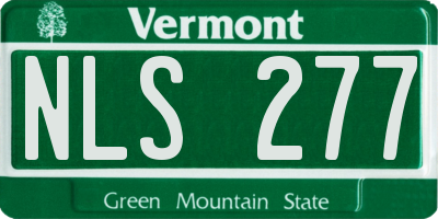 VT license plate NLS277
