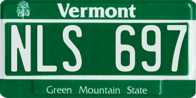 VT license plate NLS697