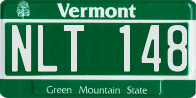 VT license plate NLT148
