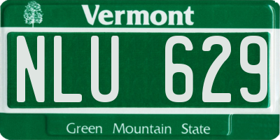 VT license plate NLU629