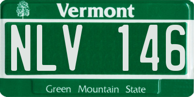 VT license plate NLV146