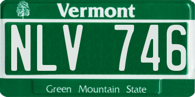VT license plate NLV746