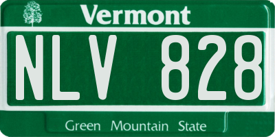 VT license plate NLV828