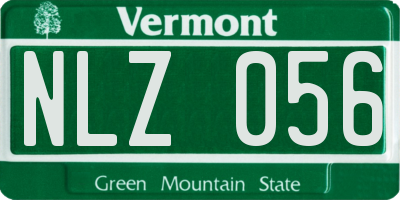 VT license plate NLZ056