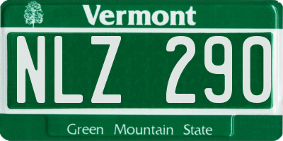 VT license plate NLZ290