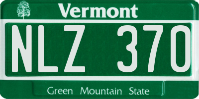 VT license plate NLZ370