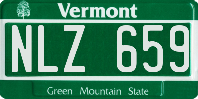 VT license plate NLZ659