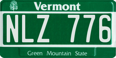 VT license plate NLZ776