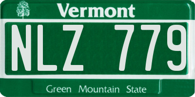VT license plate NLZ779