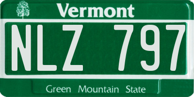VT license plate NLZ797
