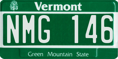 VT license plate NMG146
