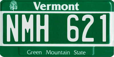 VT license plate NMH621