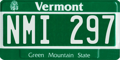 VT license plate NMI297
