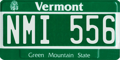VT license plate NMI556