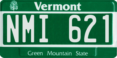 VT license plate NMI621
