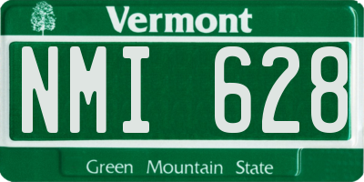 VT license plate NMI628