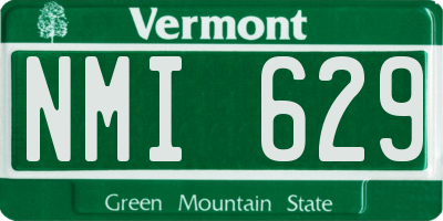 VT license plate NMI629