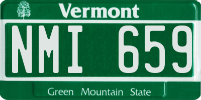 VT license plate NMI659