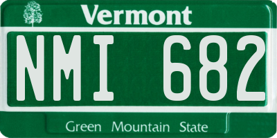 VT license plate NMI682