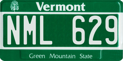 VT license plate NML629