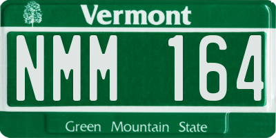 VT license plate NMM164