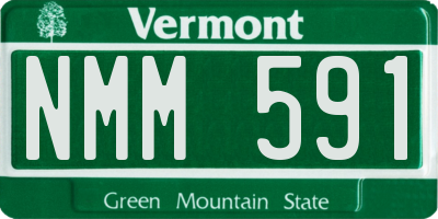 VT license plate NMM591