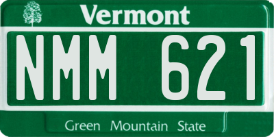 VT license plate NMM621