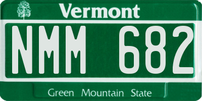 VT license plate NMM682