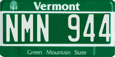 VT license plate NMN944