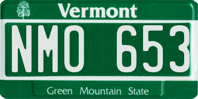VT license plate NMO653