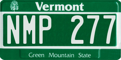 VT license plate NMP277