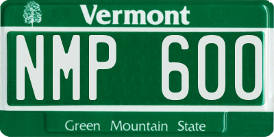 VT license plate NMP600