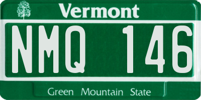 VT license plate NMQ146