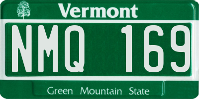 VT license plate NMQ169