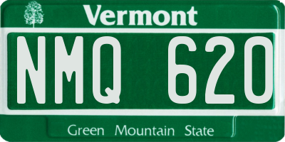 VT license plate NMQ620