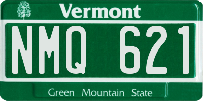 VT license plate NMQ621