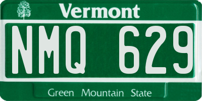 VT license plate NMQ629