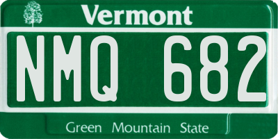 VT license plate NMQ682