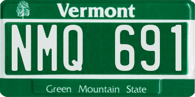 VT license plate NMQ691