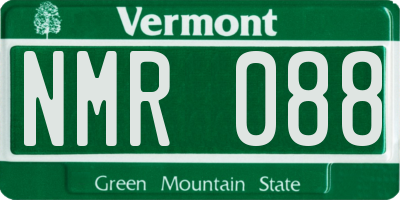 VT license plate NMR088