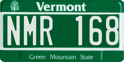 VT license plate NMR168