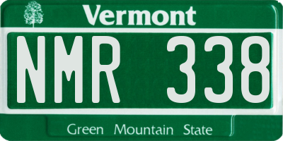 VT license plate NMR338