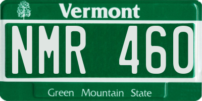 VT license plate NMR460