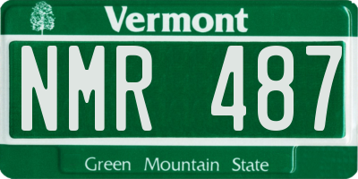 VT license plate NMR487