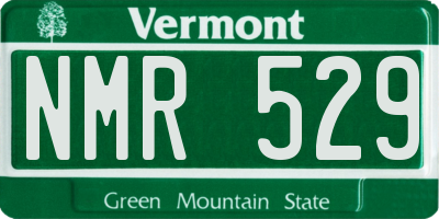 VT license plate NMR529