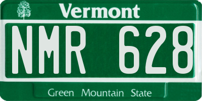 VT license plate NMR628