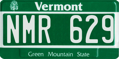 VT license plate NMR629