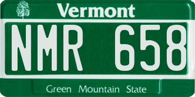 VT license plate NMR658