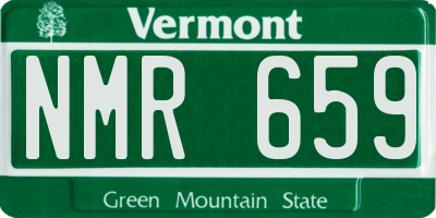 VT license plate NMR659